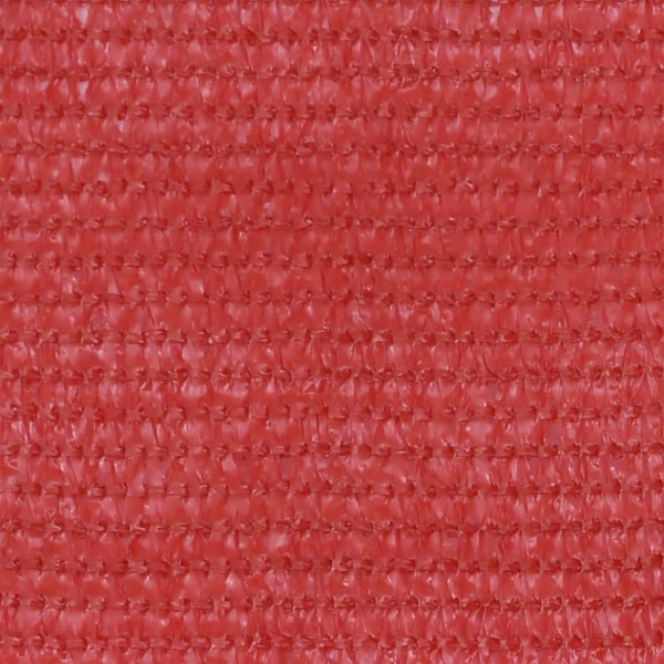 vidaXL Balkongskärm röd 75x300 cm HDPE Röd