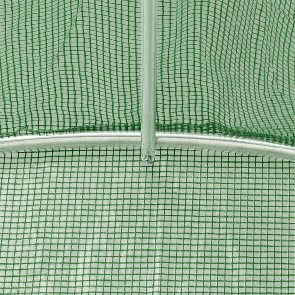 vidaXL Växthus 6 m² 3x2x2 m Grön