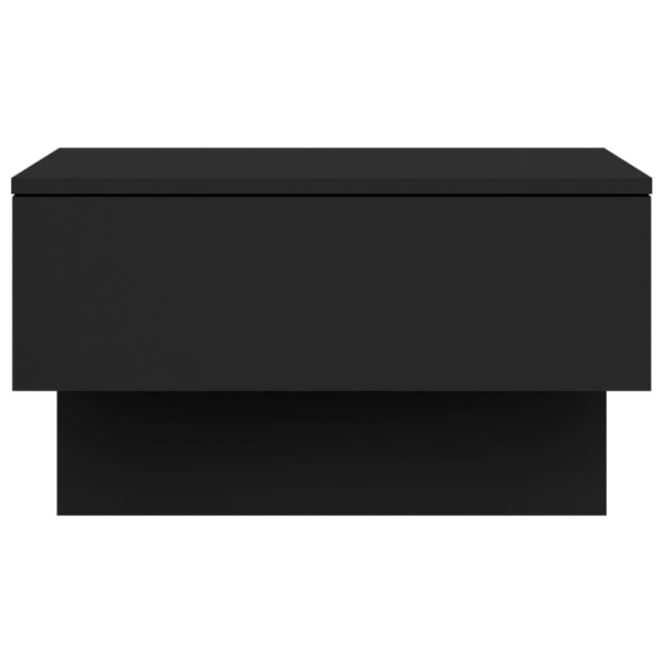 vidaXL Väggmonterade sängbord 2 st svart Svart