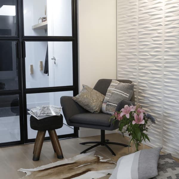 WallArt 3D Väggpaneler 24 st GA-WA24 valeria Vit