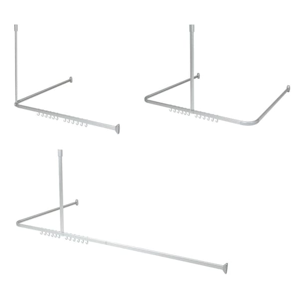 Sealskin Duschdraperistång Easy-Roll matt aluminium Silver