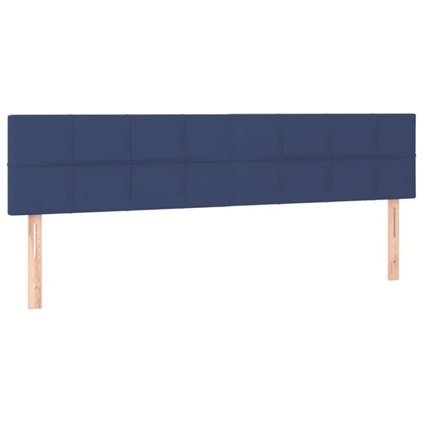 vidaXL Ramsäng med madrass blå 180x200 cm tyg Blå
