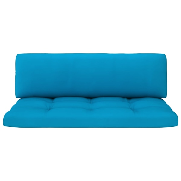 vidaXL Mittensektion till pallsoffa vit impregnerad furu Vit