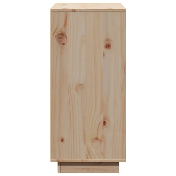 vidaXL Skänk 60x34x75 cm massiv furu Brun