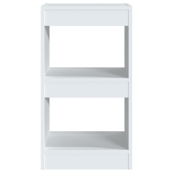 vidaXL Bokhylla/Rumsavdelare vit 40x30x72 cm Vit