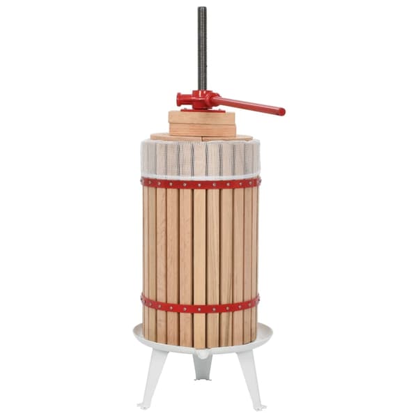 vidaXL Frukt- och vinpress set 2 delar
