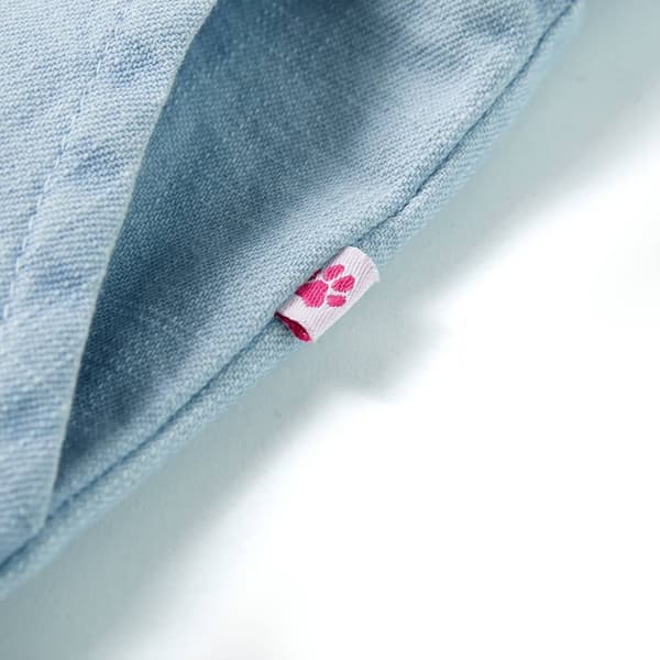 vidaXL Barnbyxor mjuk denimblå 104 Blå