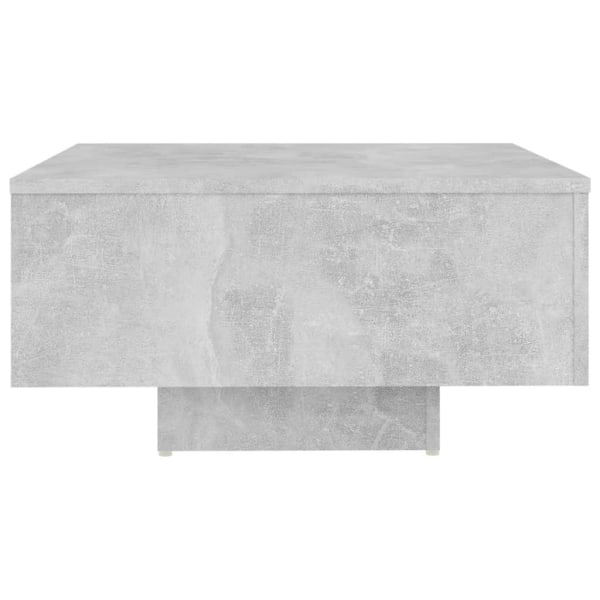 vidaXL Soffbord betonggrå 60x60x31,5 cm spånskiva grå