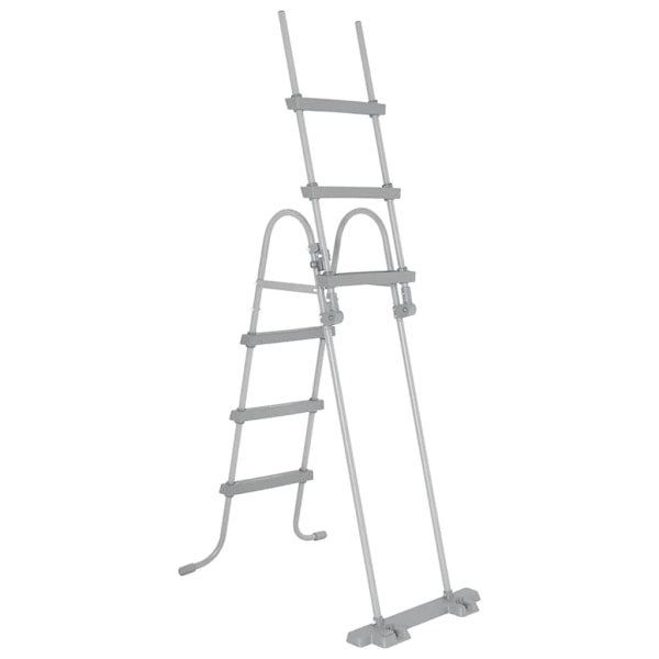 Bestway Poolstege Flowclear 4 steg 107 cm grå