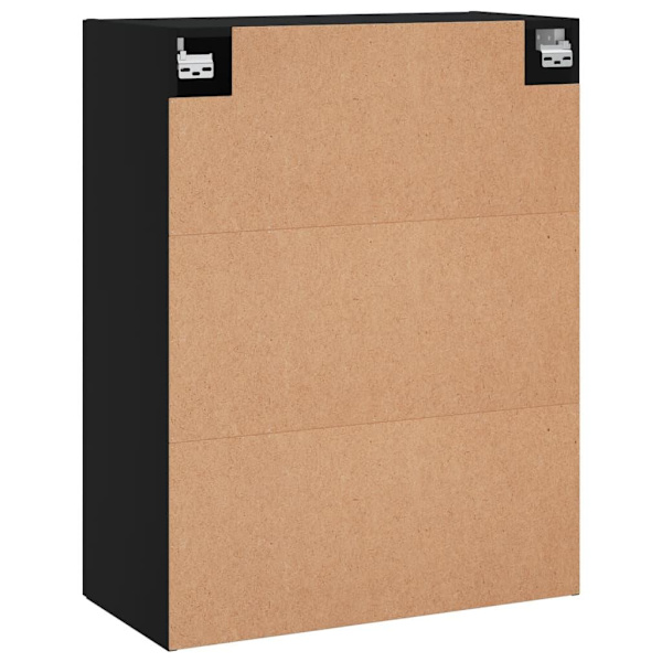 vidaXL Väggskåp 2 st svart 69,5x34x90 cm Svart