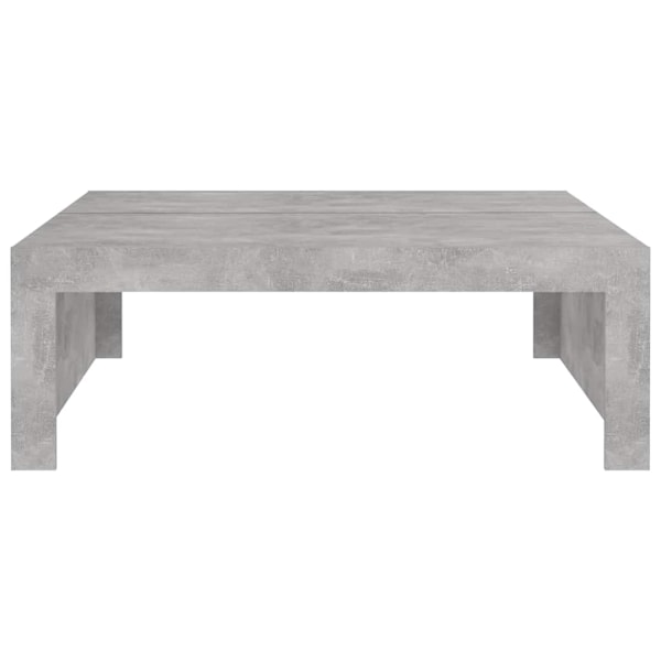 vidaXL Soffbord betonggrå 100x100x35 cm konstruerat trä grå