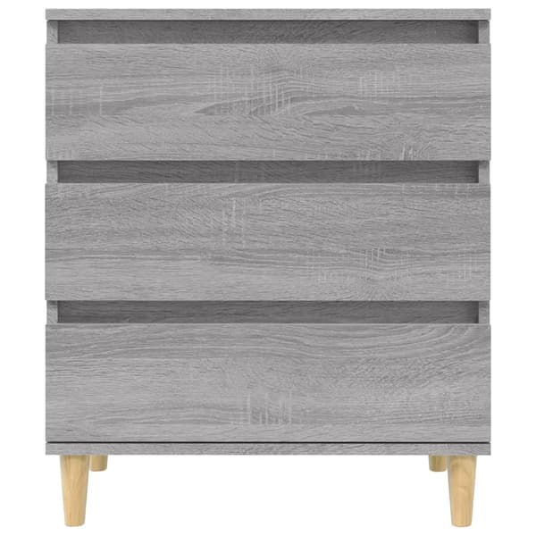vidaXL Byrå grå sonoma 60x35x70 cm konstruerat trä Grå