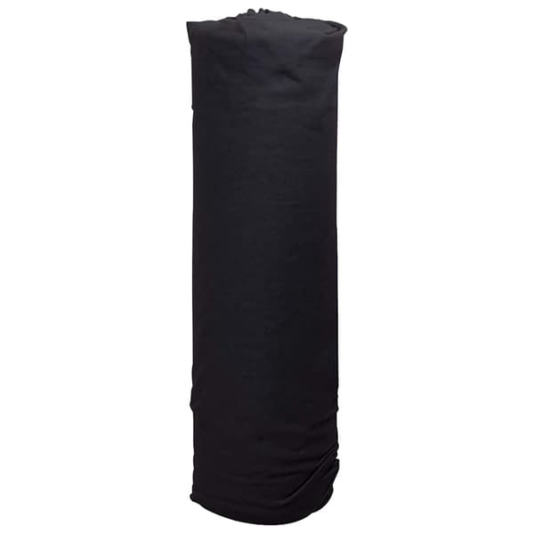 vidaXL Ogräsduk 1x10 m polyesterfiber svart Svart