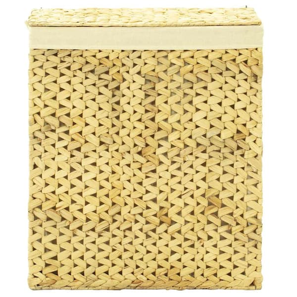 vidaXL Badrumsset 4 delar vattenhyacint Beige