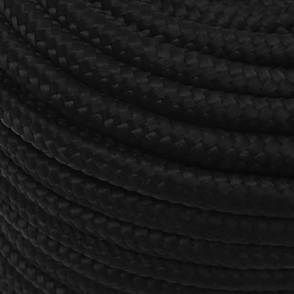vidaXL Rep svart 14 mm 250 m polyester
