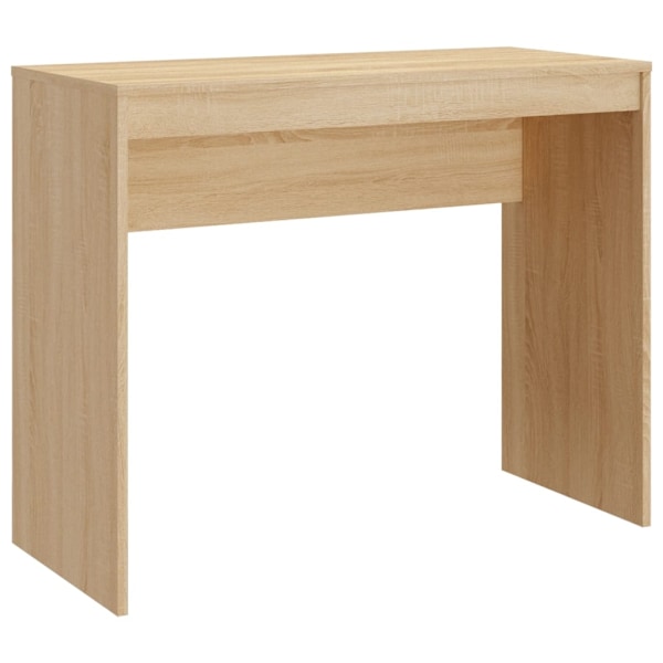 vidaXL Skrivbord sonoma-ek 90x40x72 cm konstruerat trä Brun