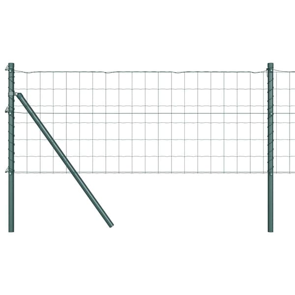 vidaXL Markfixerat Svetsat Stängsel 50 x 0,4 m (B x H) Grön