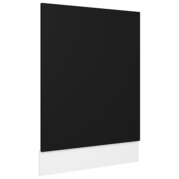 vidaXL Front för diskmaskin “Lyon” svart 45x3x67 cm konstruerat trä Svart