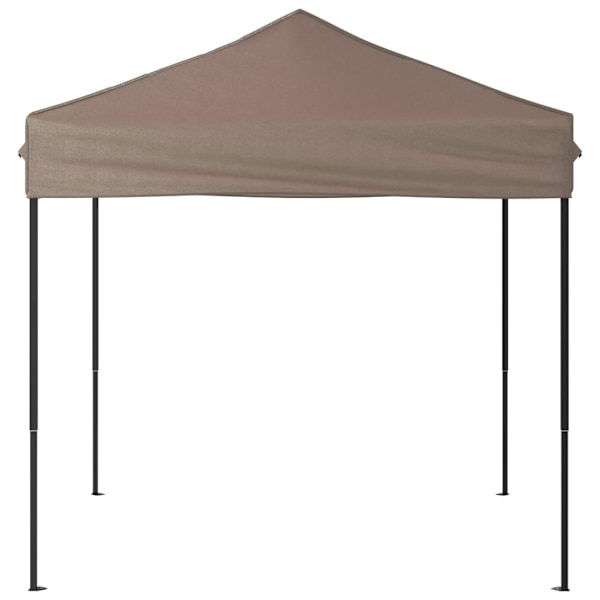 vidaXL Hopfällbart partytält taupe 2x2 m Taupe