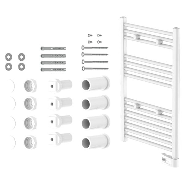 EISL Badrumselement med timer vit 80x50x15 cm Vit