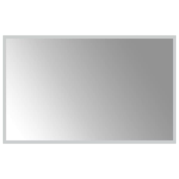 vidaXL Badrumsspegel LED 50x80 cm Transparent