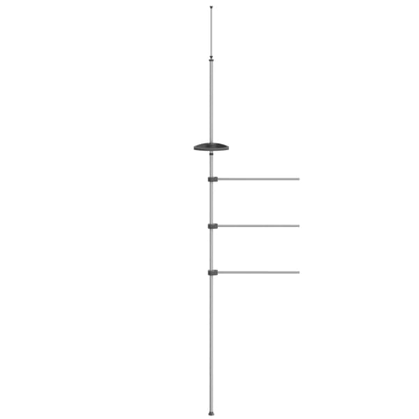 vidaXL Handdukshållare 47x280 cm aluminium Silver