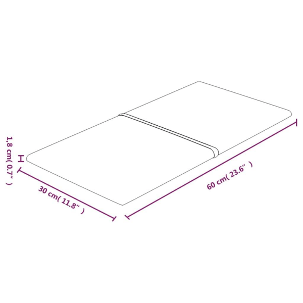 vidaXL Väggpaneler 12 st brun 60x30 cm tyg 2,16 m² Brun