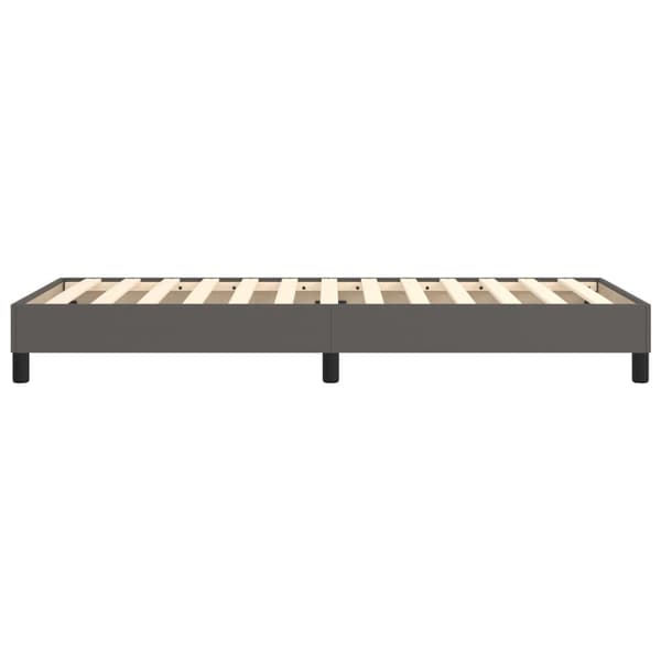 vidaXL Sängram grå 90x200 cm konstläder Grå