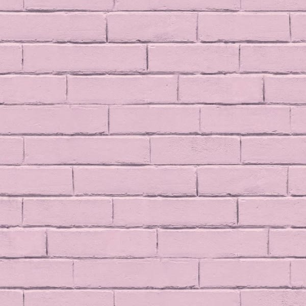 Noordwand Good Vibes Tapet Brick Wall rosa Rosa