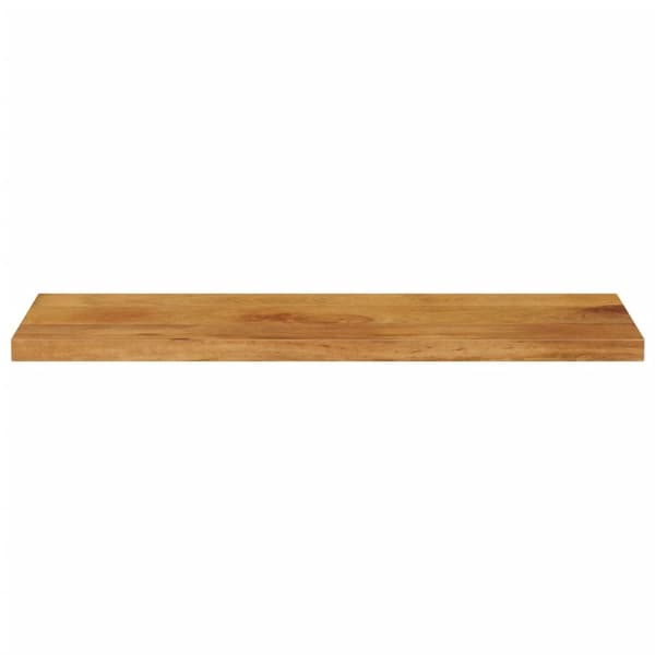 vidaXL Bordsskiva 80x20x2,5 cm rektangulär massivt mango-trä Brun