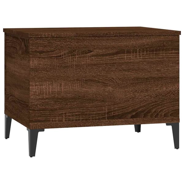 vidaXL Soffbord brun ek 60x44,5x45 cm konstruerat trä Brun