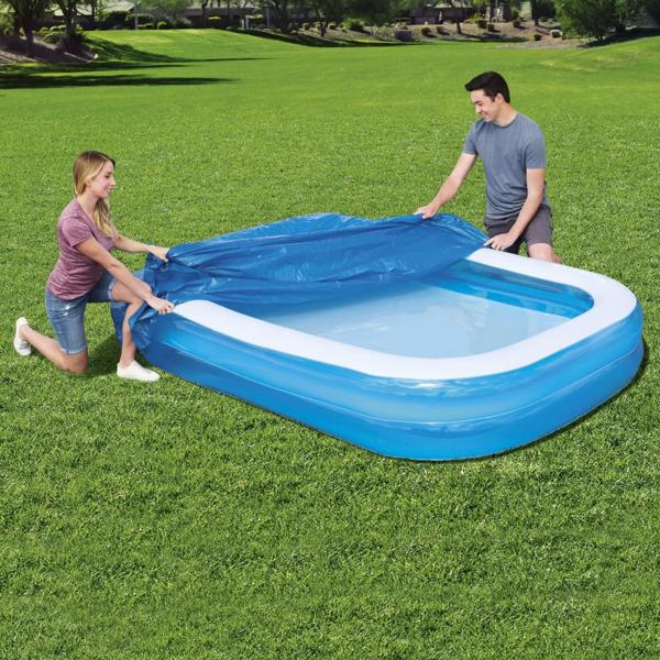 Bestway Poolöverdrag Flowclear 262x175x51 cm Blå