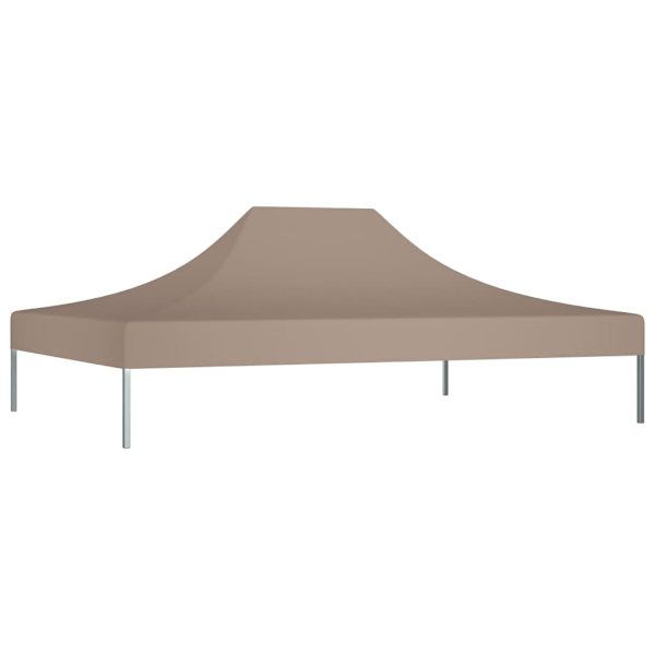 vidaXL Tak till partytält 4,5x3 m taupe 270 g/m² Taupe