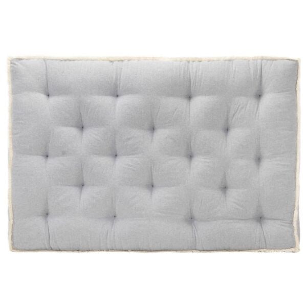 vidaXL Dyna till pallsoffa grå 120x80x10 cm grå