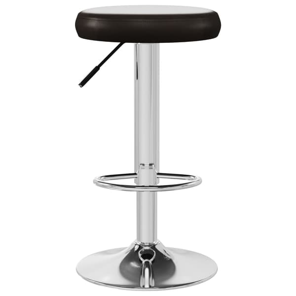 vidaXL Barstolar 2 st brun konstläder Brun