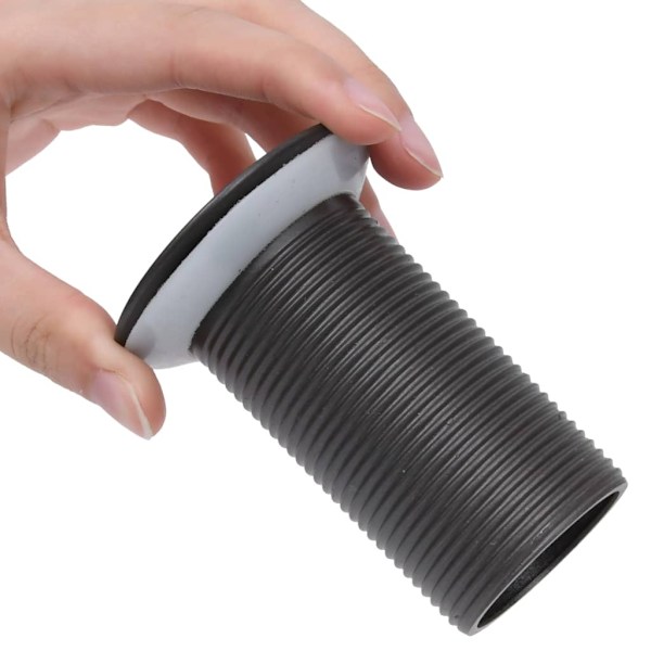 vidaXL Pop-up bottenventil utan överflödesfunktion grå 6,4x6,4x9,1 cm grå