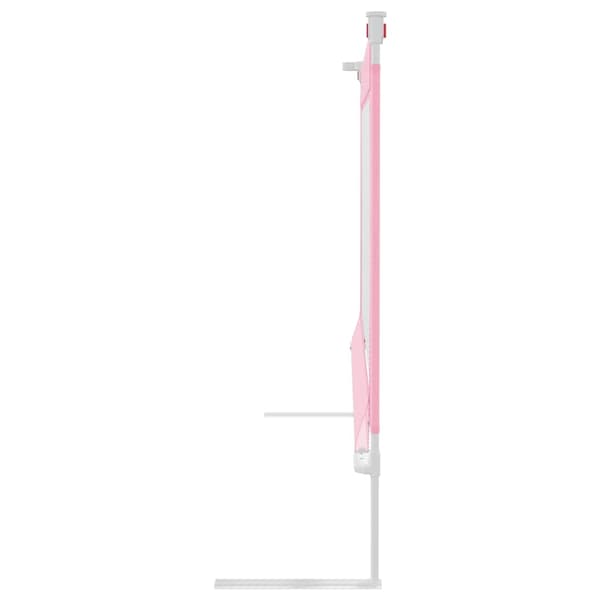 vidaXL Sängskena för barn rosa 120x25 cm tyg Rosa