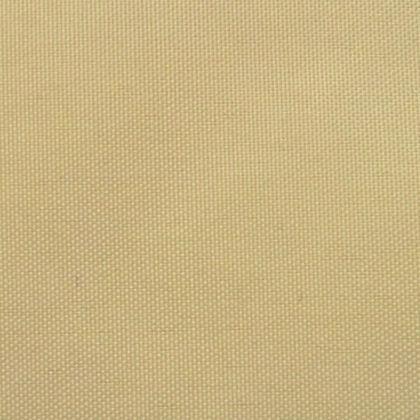 vidaXL Solsegel Oxfordtyg rektangulärt 4x6 m beige Beige