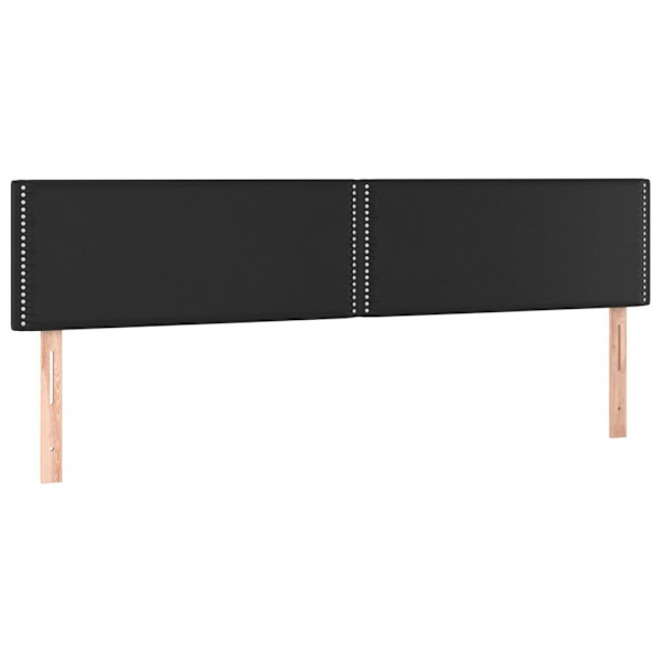 vidaXL Huvudgavlar 2 st svart 90x5x78/88 cm konstläder Svart