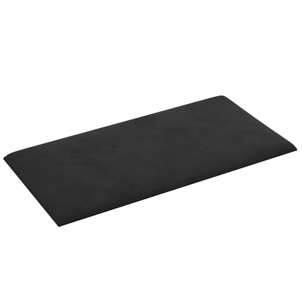 vidaXL Väggpaneler 12 st rosa 60x30 cm sammet 2,16 m² Svart