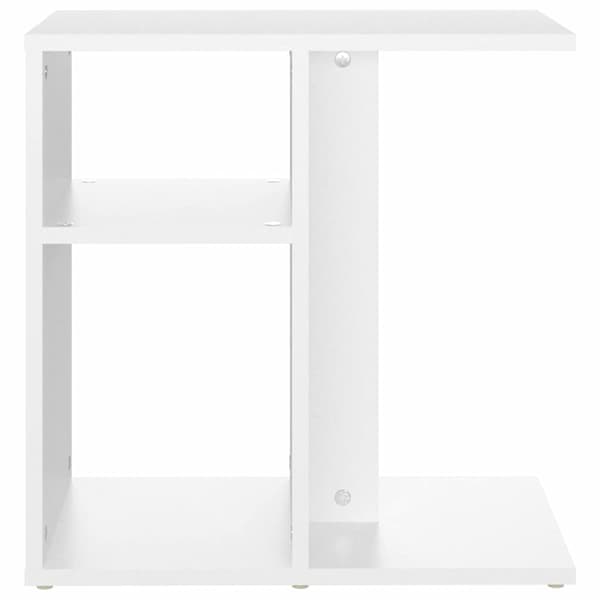 vidaXL Sidobord vit 50x30x50 cm konstruerat trä Vit