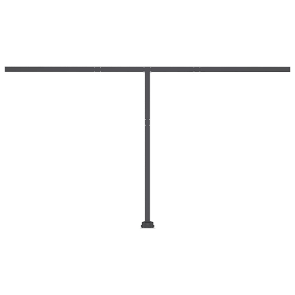 vidaXL Fristående markis automatisk 450x350 cm antracit Antracit