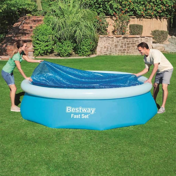 Bestway Poolöverdrag Flowclear 305 cm Blå