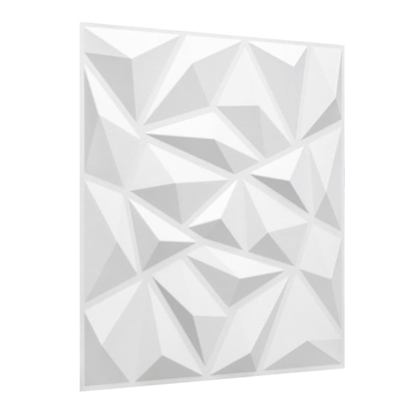 WallArt 3D Väggpaneler 24 st GA-WA27 puck Vit
