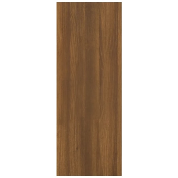 vidaXL Avlastningsbord brun ek 105x30x80 cm konstruerat trä Brun
