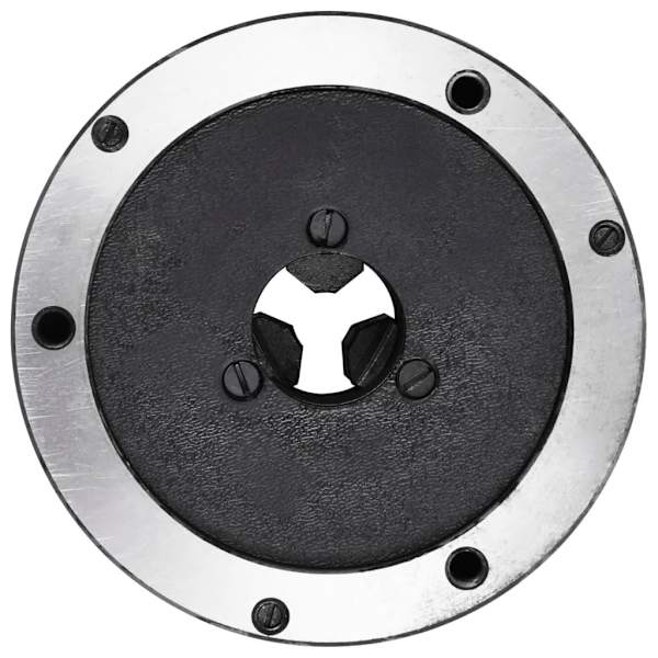 vidaXL 3-backs självjusterande svarvchuck 125 mm stål