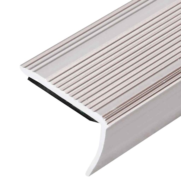 vidaXL Trappnosar i L-form 15 st aluminium 100 cm champagne Silver