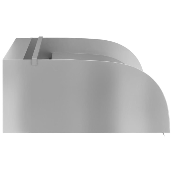 vidaXL Vattenfall med LED 45x34x14 cm rostfritt stål 304 Silver