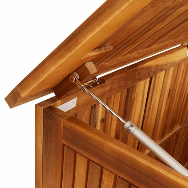 vidaXL Dynbox 150x80x75 cm massivt akaciaträ Brun