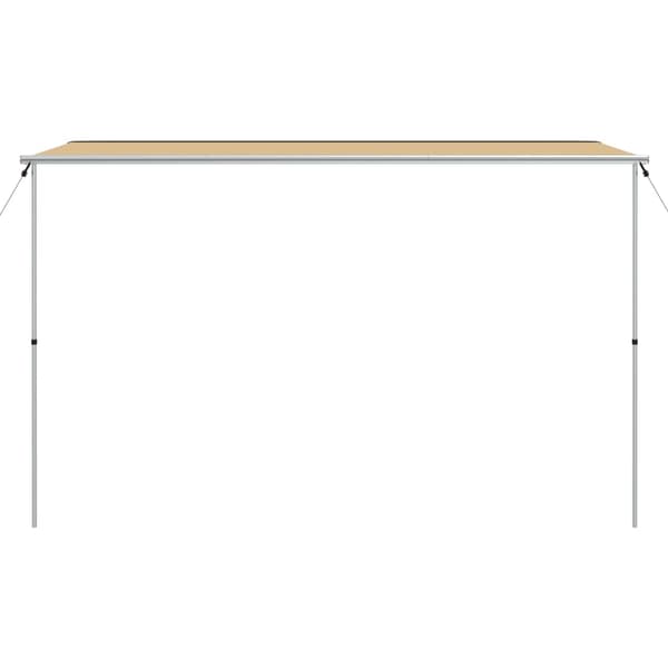 vidaXL Husvagnsmarkis 4x2,5x2,15 m beige Beige
